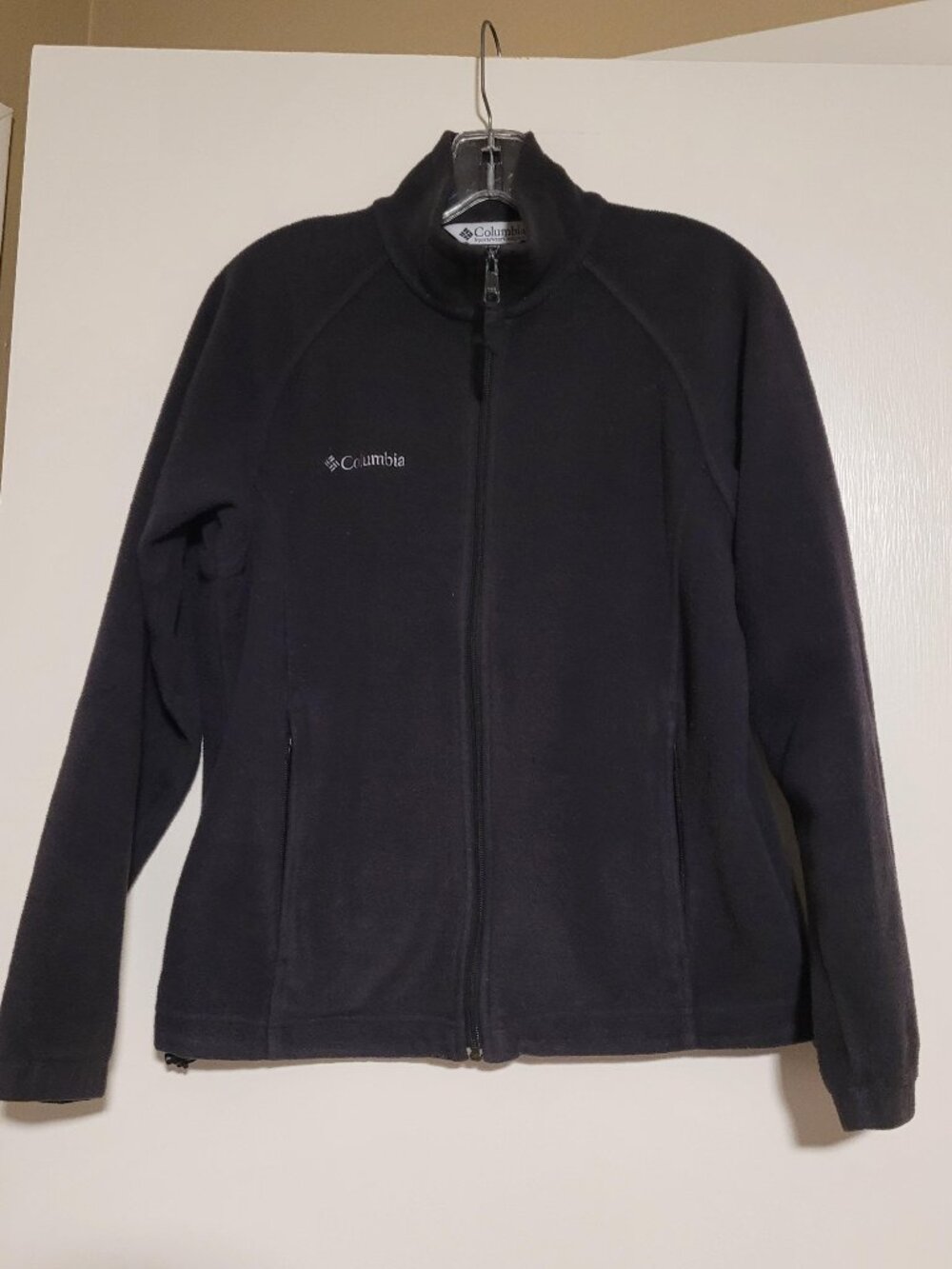 Columbia Black Women's Benton Springs full zip fleece jacket, Size Small